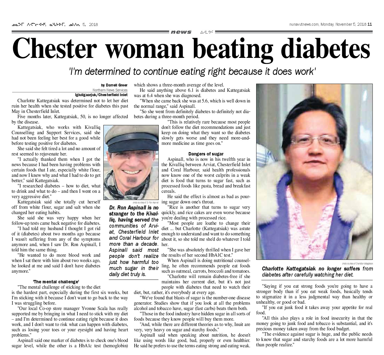 Woman beats diabetes by changing diet