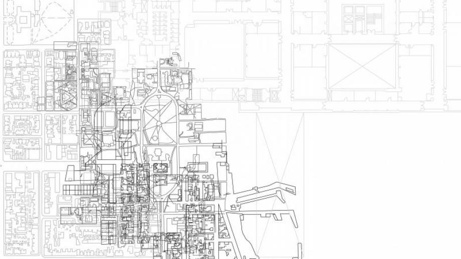 The sculpture, floating like a crystal chandelier, captures the viewer�s image and reflects it onto an ephemeral 3 dimensional map of Toronto�s landscape