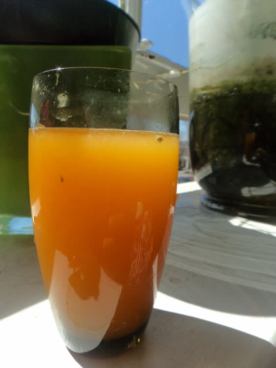 Freshly squeezed clementine juice