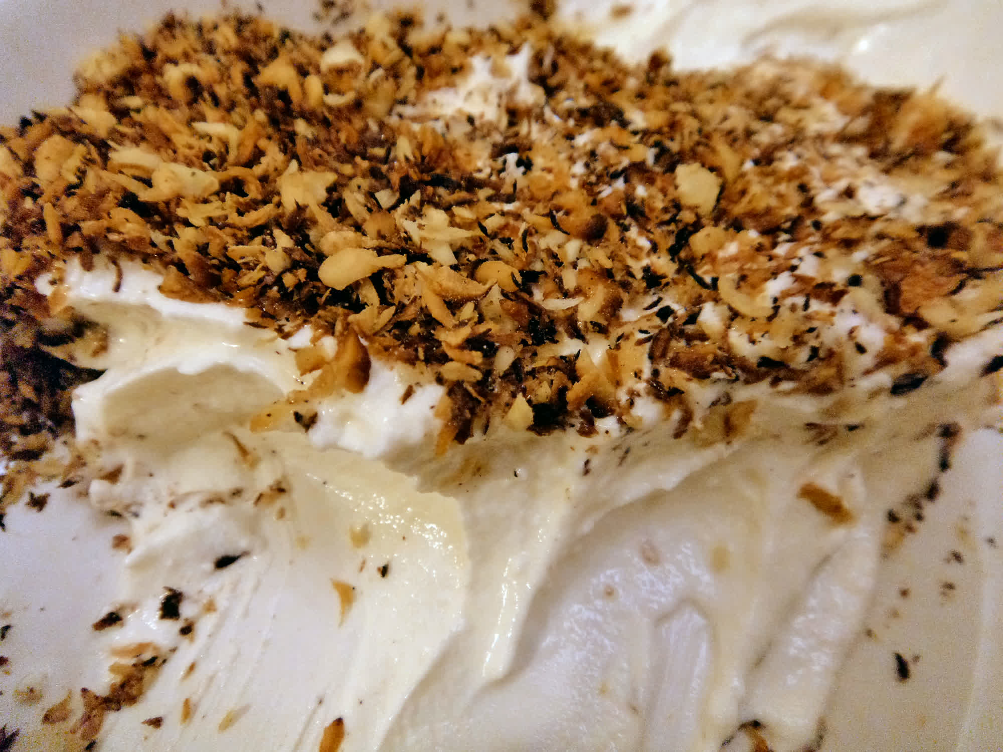 Toasted Almond Creme Fraiche