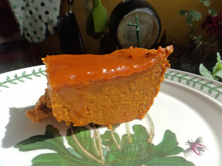 Pumpkin Pie with Glaze