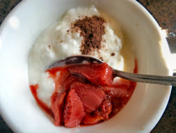 aug -  Berries and Cream dessert