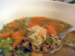 dec -  Shrimp and wild rice soup