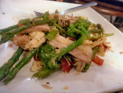 dec -  Chinese chicken salad with asparagus
