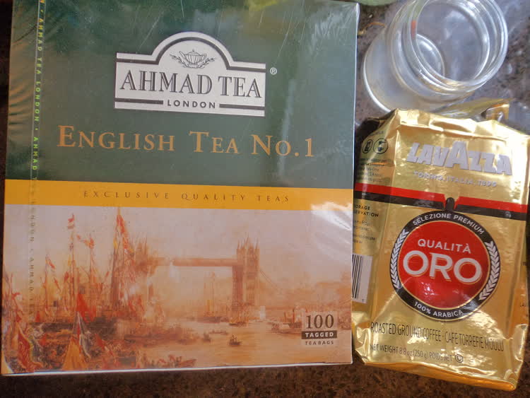 Ahmad Tea and Gold Coffee
