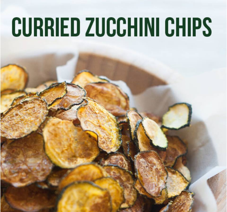 Curried Zucchini Chips