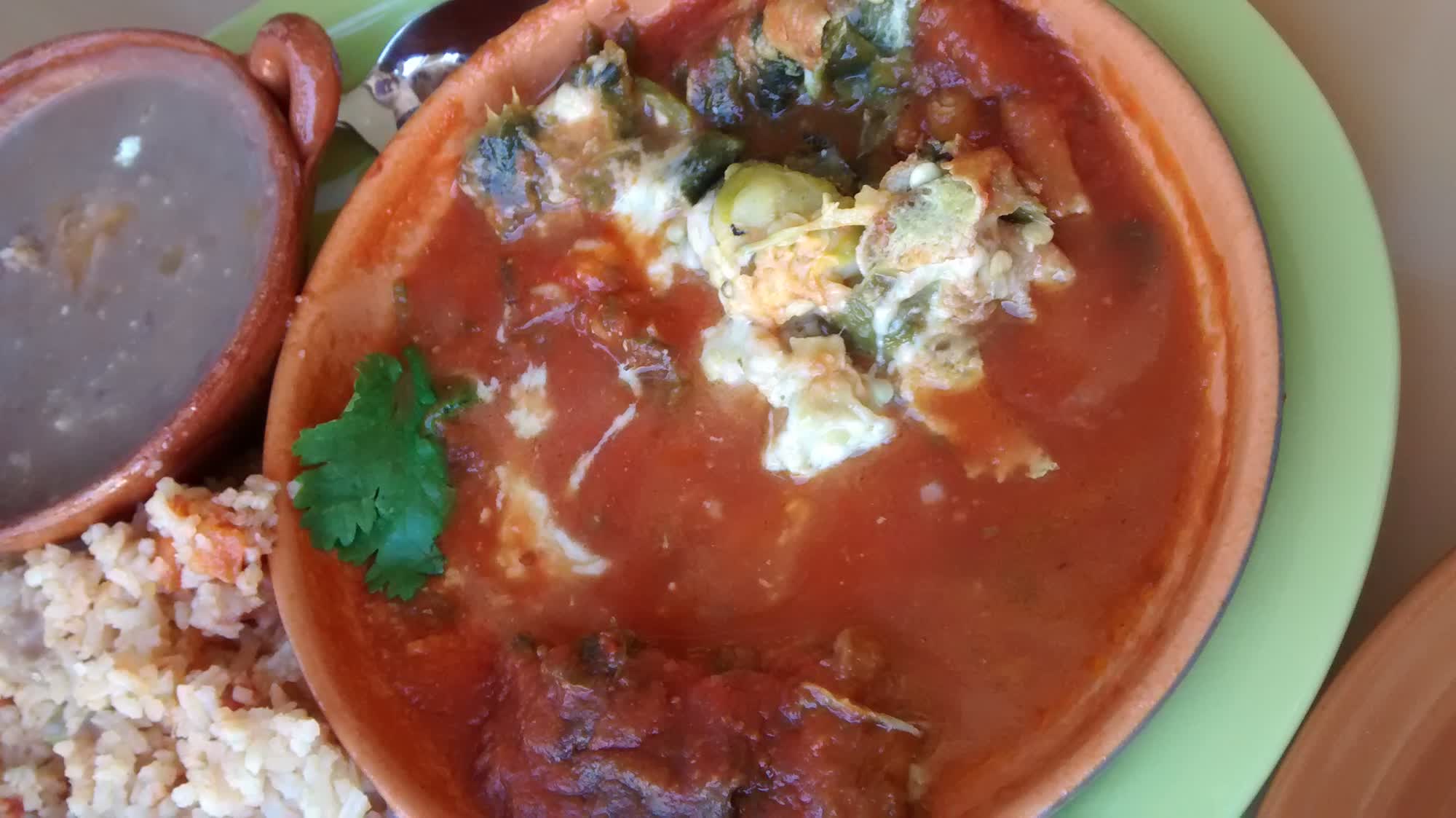 Baked poblano stuffed with cheese Mexican meal.